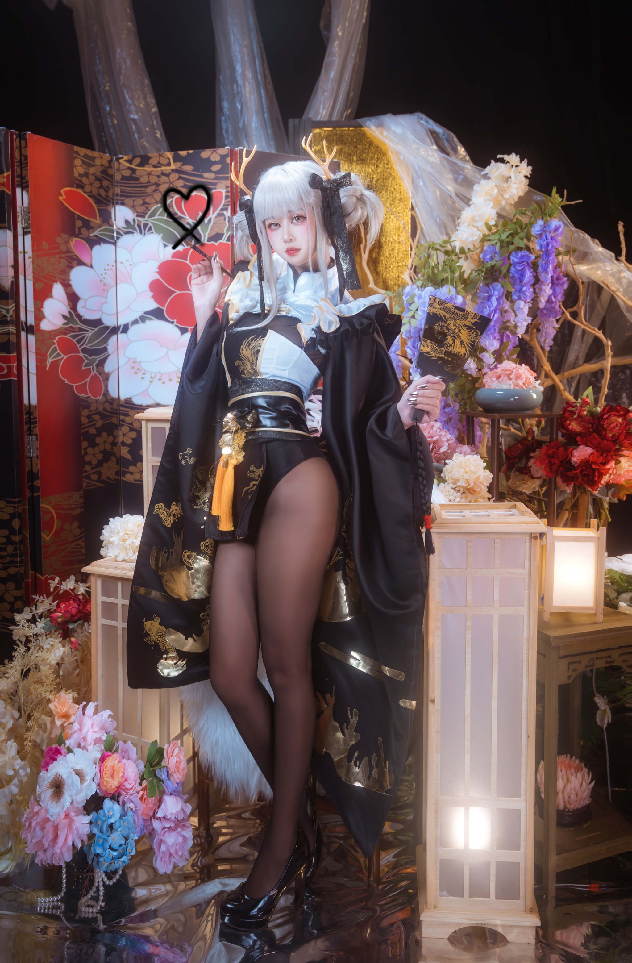 萌芽儿o0 - NO.050 白兔和服[18P]-XikXak